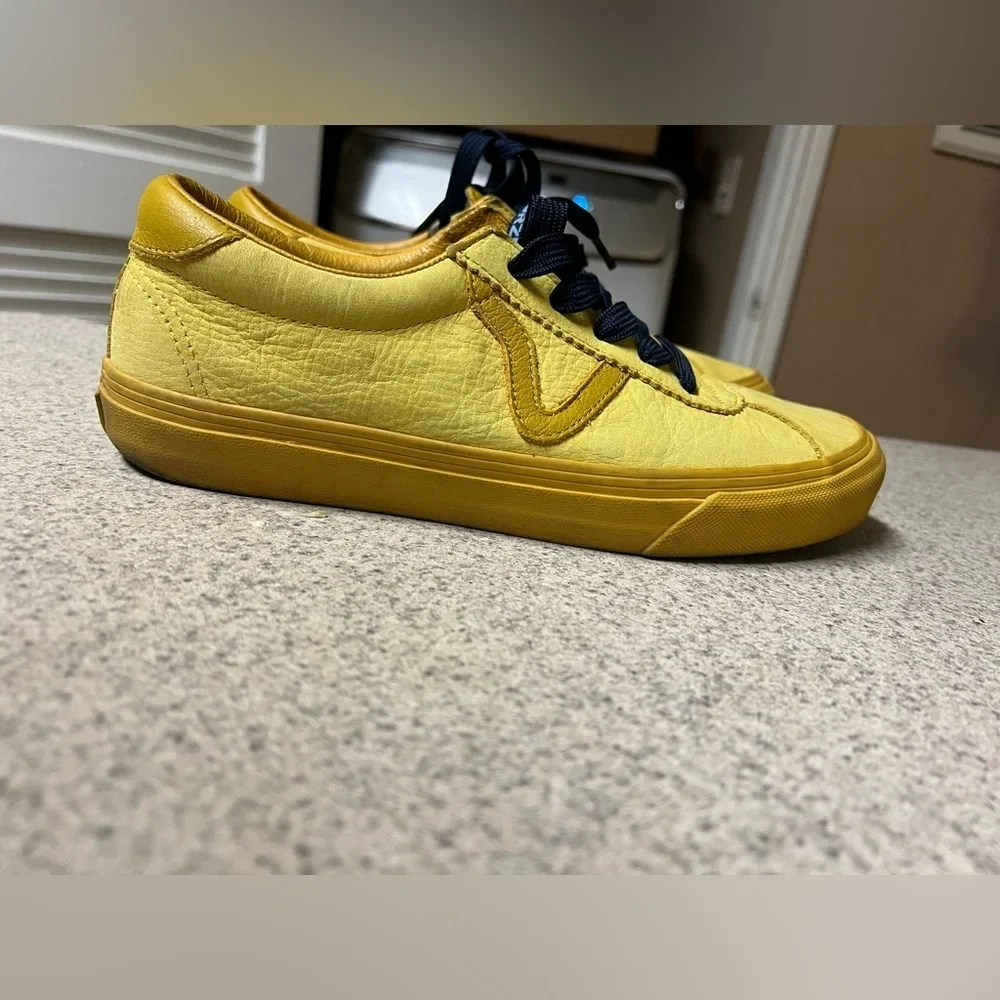 Vans Yellow Sneakers with Black Accents